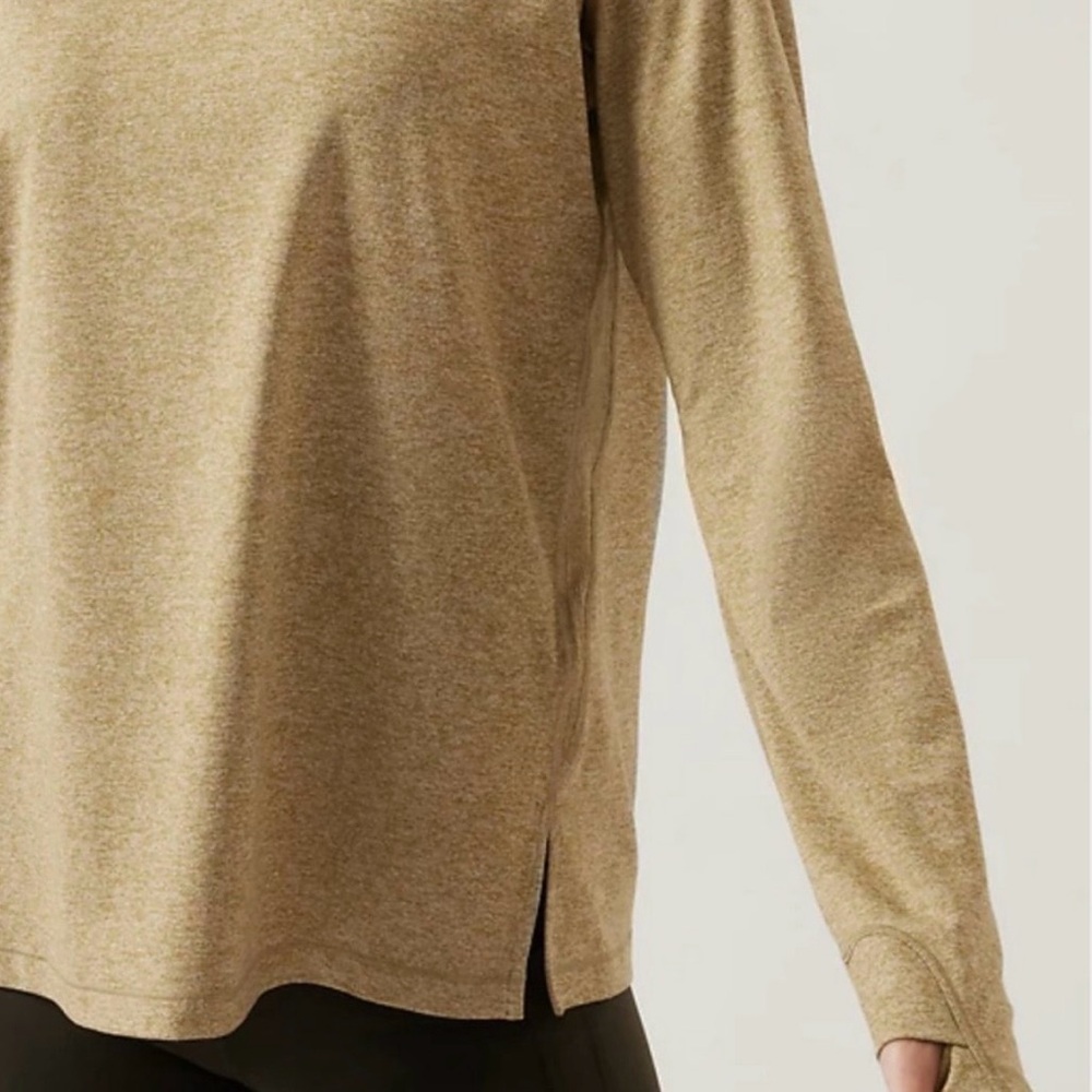 Athleta Uptempo II Hoodie Sweatshirt, Tapestry Gold, Small - Picture 4 of 14